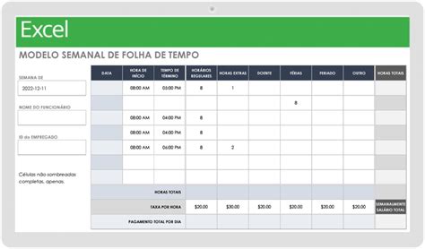 17 Modelos Gratuitos De Planilha De Horas E Cartão De Ponto Smartsheet