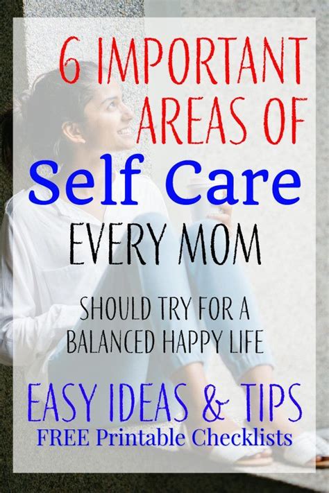 6 Areas Of Self Care Every Mom Should Try For A Balanced Happy Life