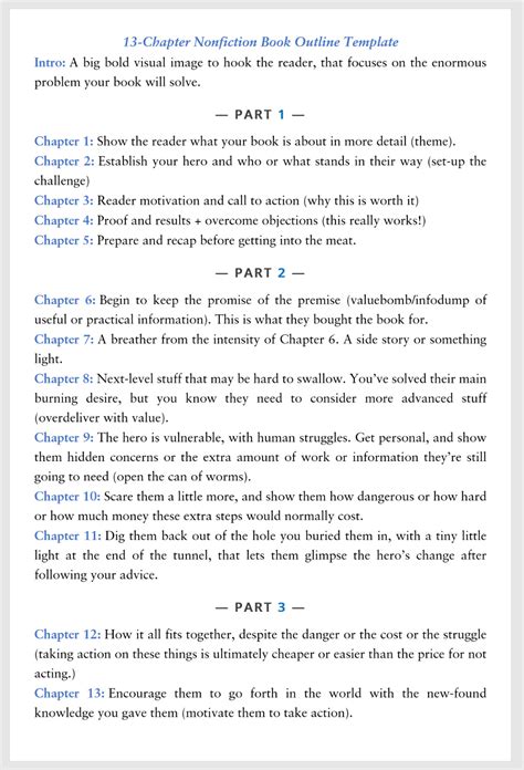 How To Write A Nonfiction Book Or Memoir Free Chapter Outlining