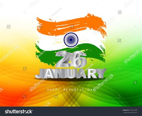 Creative Background Design Indian Republic Day Stock Vector 170373599