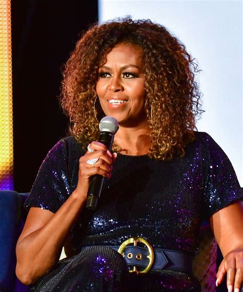 Michelle Obama Rocks Curly Hair At Essence Festival