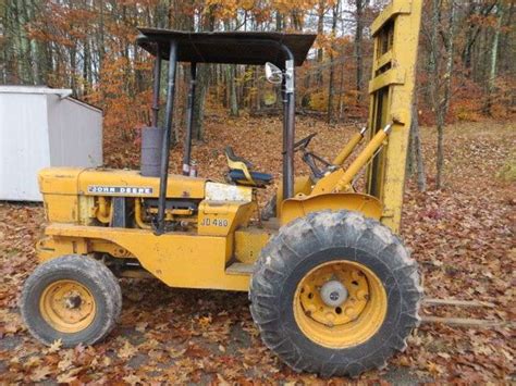 John Deere 480 Rough Terrain Forklift Lambrecht Auction Inc