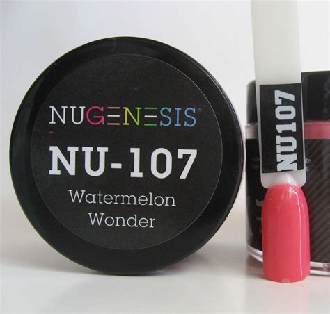 Nugenesis Nail Color Dip Dipping Powder 15ozjar Nu107 Watermelon