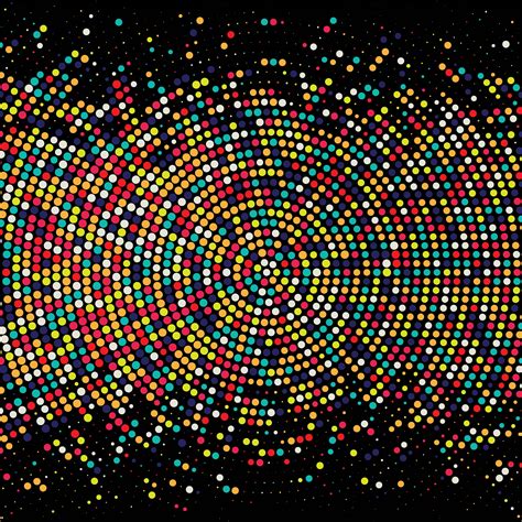 Abstract colorful circular halftone background 246484 Vector Art at ...