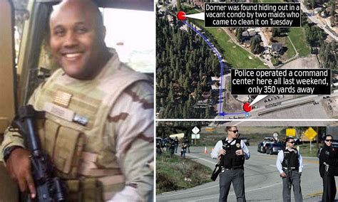 Christopher Dorner Killer Ex Cop Was Hiding Under Noses Of Police In Condo Daily Mail Online