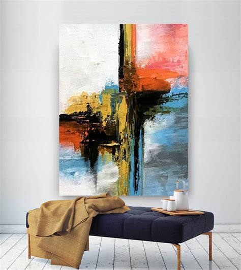 Large Modern Wall Art Paintinglarge Abstract Painting On