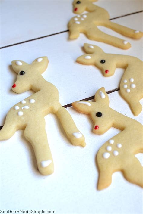 Little Deer Sugar Cookies Southern Made Simple Рецепт