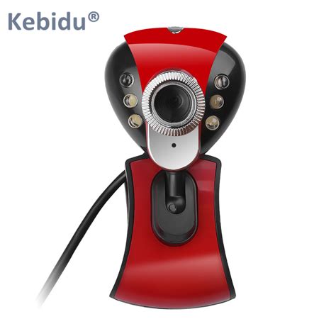 Kebidu Usb Webcam Mega Pixel Hd Led Pc Camera Hd Webcam Desktop Web Camera Met