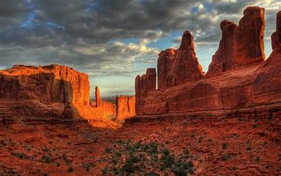 Desert Mountain Landscape Wallpapers Nature Deserts Rocks