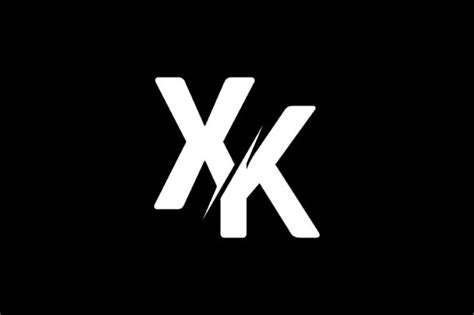 Monogram XK Logo Design Graphic By Greenlines Studios Creative Fabrica