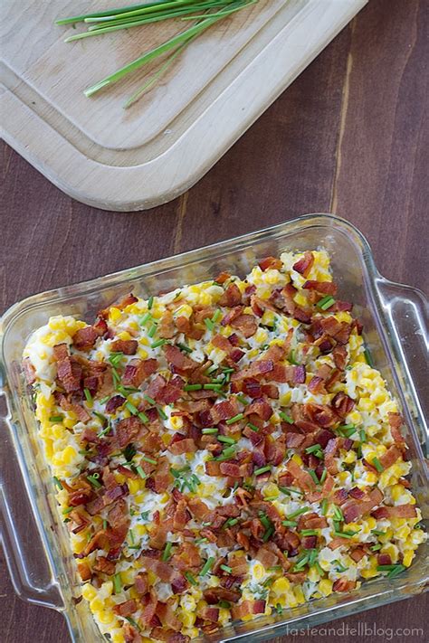 Corn And Bacon Casserole Taste And Tell