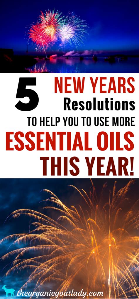Healthy New Years Resolutions Using Essential Oils Aromatherapy