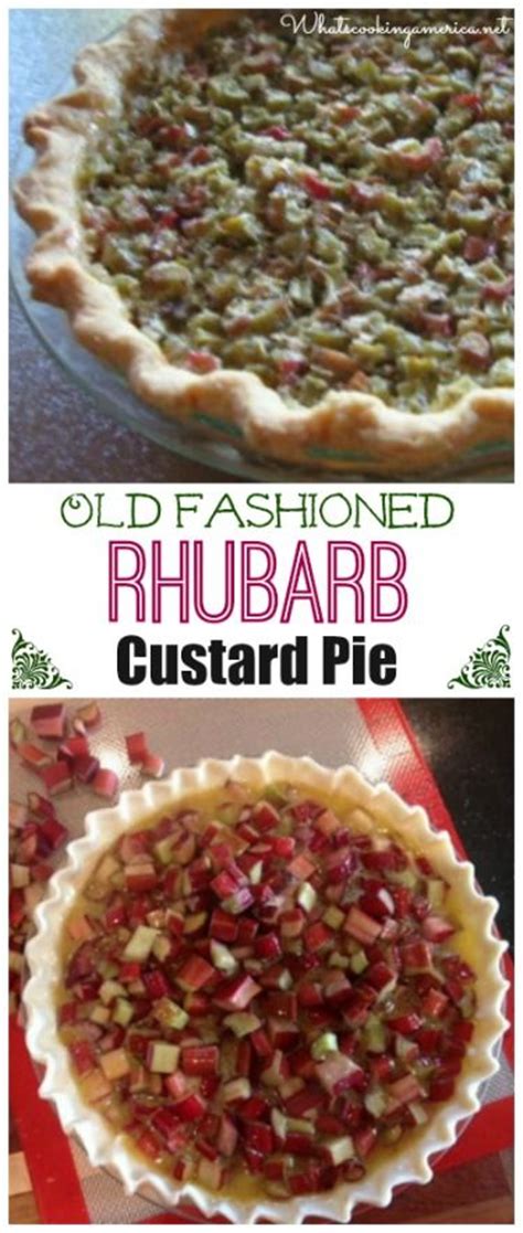 Rhubarb custard pie is a beautiful way to mellow the tartness of rhubarb in a smooth, creamy filling. Rhubarb custard pies, Custard pies and Custard on Pinterest