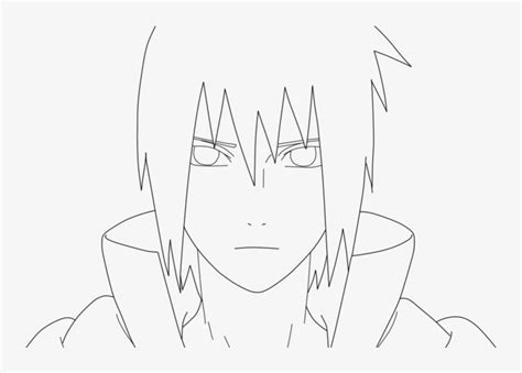 Sasuke Para Colorear Sasuke Uchiha Lineart By Grekck Dibujo De Sasuke Facil X PNG
