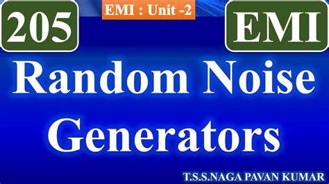 Emi205 Random Noise Generator Youtube