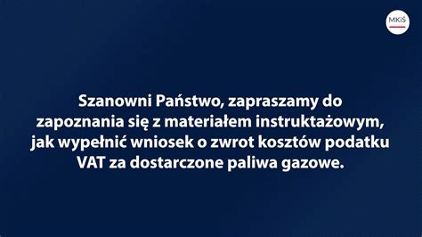 Dodatek gazowy gaz ziemny refundacja podatku VAT Gmina Będzino