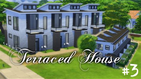 The Sims 4 Speed Build Terraced House 3 Youtube