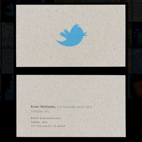 Twitter Business Card Discoverprint