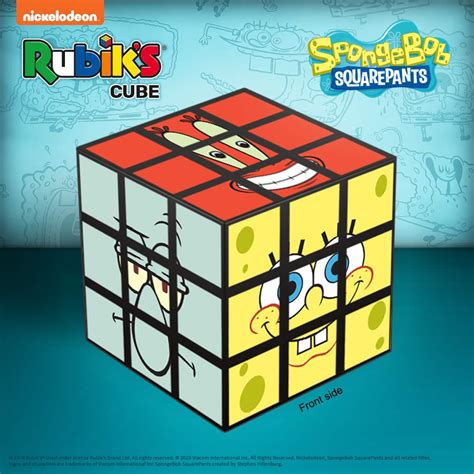 Spongebob Squarepants Rubiks Cube Collectible Puzzle Cube Featuring