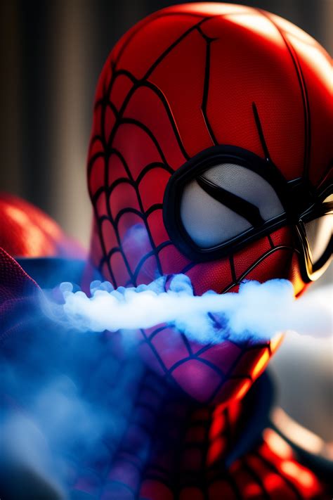 Lexica Spider Man Smoking A Joint Marvel Style 8k