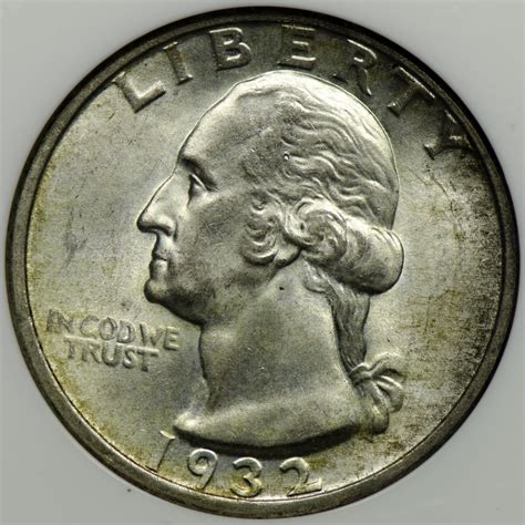 WTS: - 1932 Washington Silver Quarter 25C NGC MS64, toned. | Coin Talk