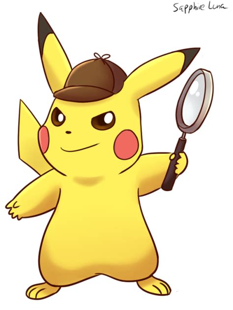 Detective Pikachu By Sapphireluna On Deviantart
