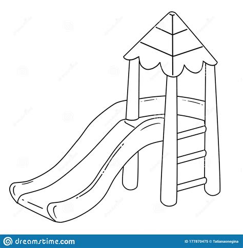 Includes 1000+ icons divided into 11 different themes for customizing your slides. Cartoon Slide For Coloring Book For Children Stock ...