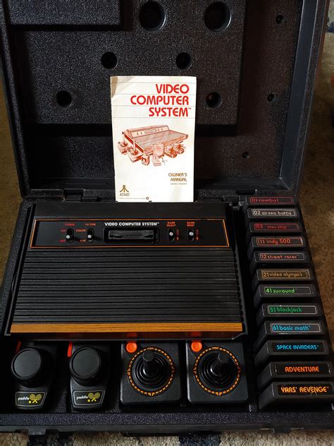 Atari 2600 With All 9 Original Launch Titles Rgaming