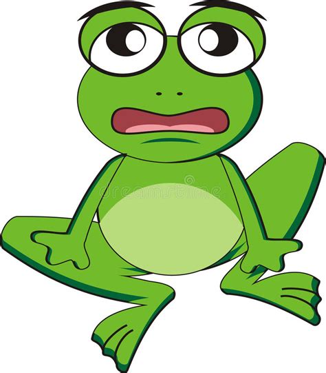 Happy Dancing Frog Stock Vector Illustration Of Cheerful 5230927