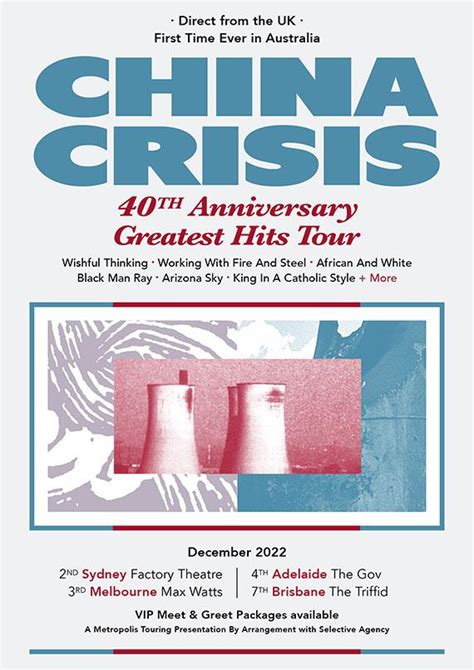 Music Interview China Crisis 2022 Australian Tour Interview