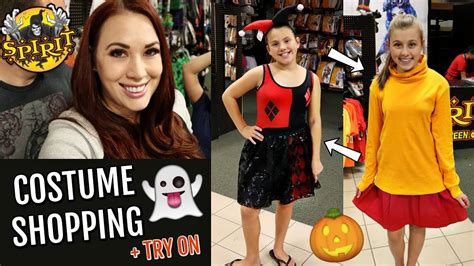 Halloween Costume Shopping Try On Youtube