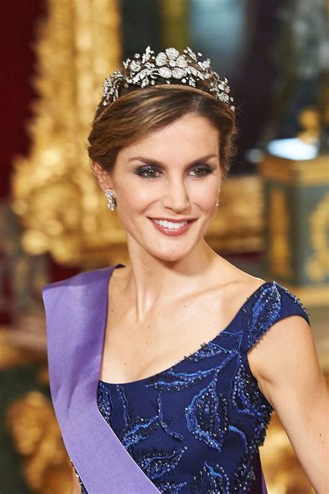 Queen Letizia Of Spain Attended A Gala Dinner With Peruvian President