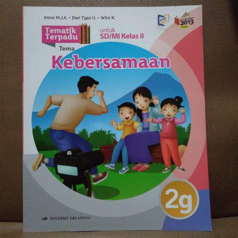 Jual Buku Tematik Terpadu 2g Kelas 2 Sd Irene Erlangga K13n Shopee Indonesia