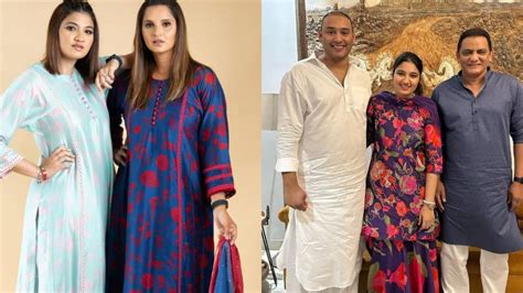 did you know sania mirza s sister anam is married to mohammad azharuddin s son know all about