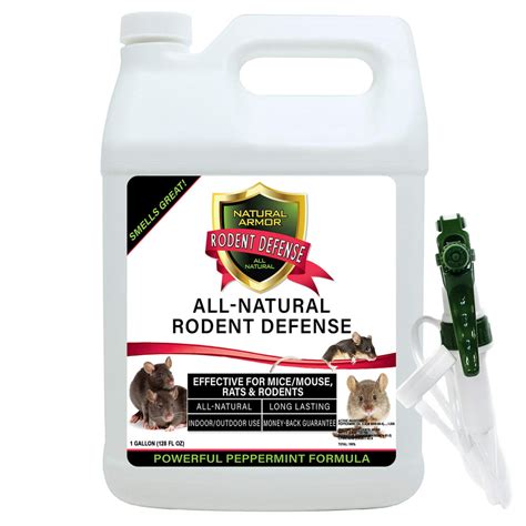 Natural Armor Peppermint Repellent For Micemouse Rats And Rodents All