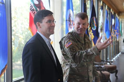 Army Secretary Mark T Esper Visits Fort Sam Houston Article The