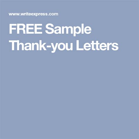 Free Sample Thank You Letters Thank You Letters Request Letter Letters