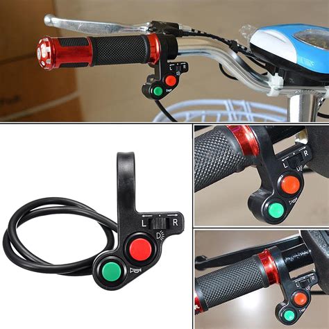 Universal Motorcycle Left Handlebar Switch Lights Indicator Horn Switch
