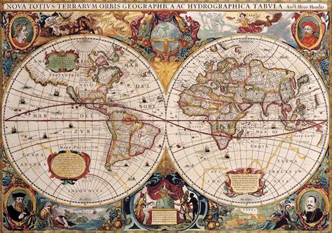 Old World Map Cartography Geography D 3700x2600 35 Wallpaper