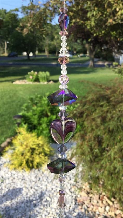Energy Meditation Crystal Suncatchers/Healing Purple ...