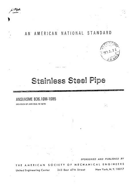 Pdf Asme B3619m Stainless Steel Pipe Pdfslidenet