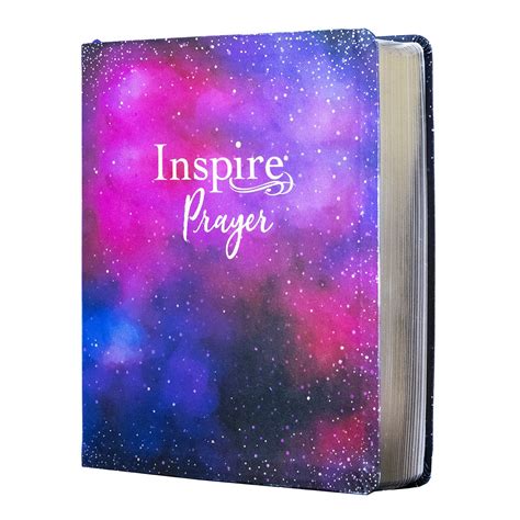 Inspire Prayer Giant Print Nlt Leatherlike Purple Larochelle Crafts