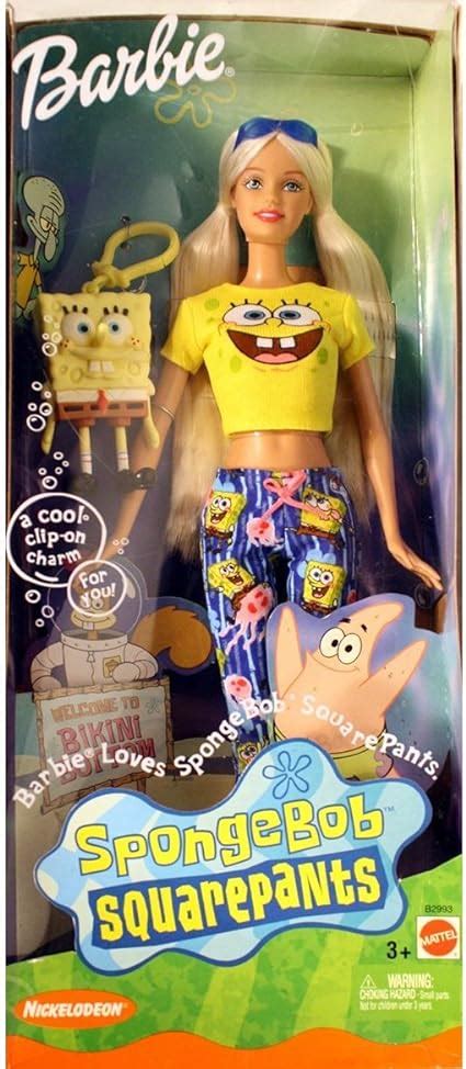 Barbie Loves Spongebob Squarepants Pop Culture Barbie Doll Amazon Co