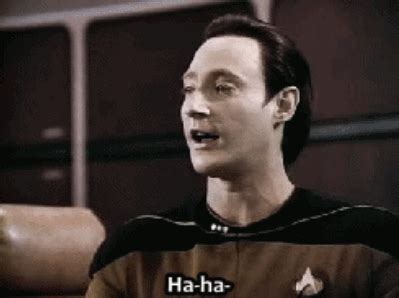 Star Trek Sarcastic Laugh GIF Find Share On GIPHY Star Trek Funny