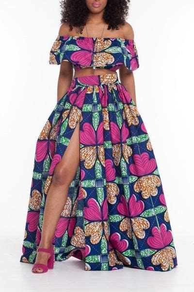 New Summer African Dress Women Traditional African Clothing 2 Piece Set Women African Print