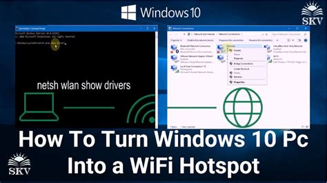How To Turn Windows Computer Into A Wifi Hotspot Turn A Windows