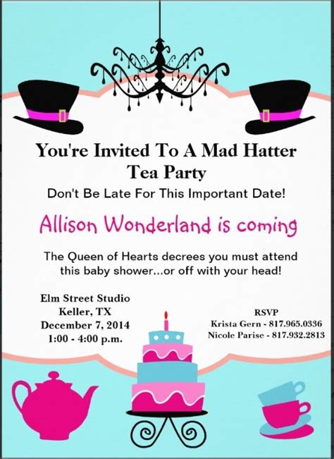 Your guests will feel like they have fallen down the rabbit hole into a place of madness and enjoyment. Pin by Nicole Kopp on Nats Mad Hatter Tea Party | Mad ...
