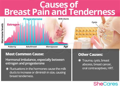 Breast Pain Breast Tenderness SheCares