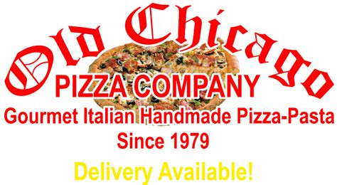 Menu Old Chicago Pizza Company Authentic Chicago Style Deep Dish