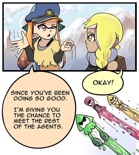 Agent 3 Meets The Other Agents Splatoon 3 Comic Splatoon Amino